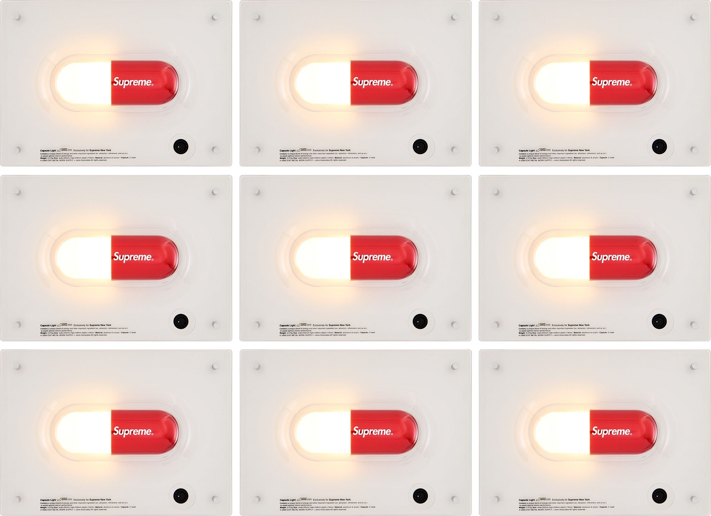 Supreme®/Jamo Capsule Light view 2